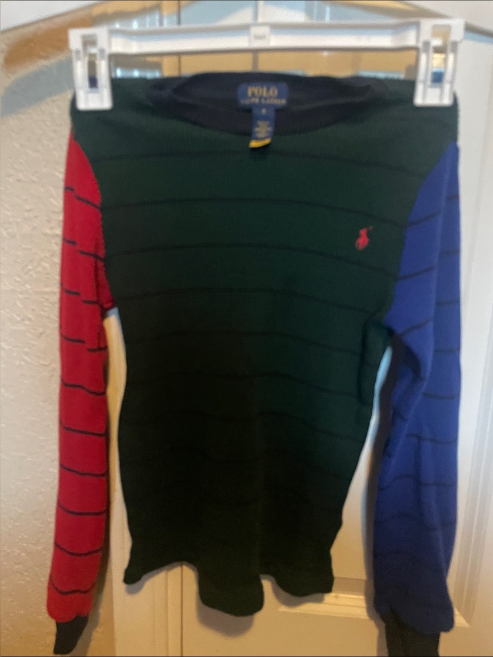 Polo Ralph Lauren Striped Multi-Color Crewneck Sweater